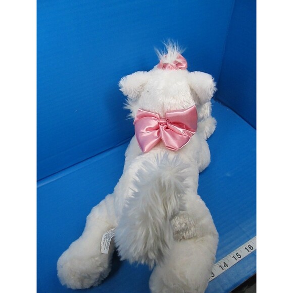 Disney Parks The Aristocats Laying Marie Plush 15" White Kitty Cat StuffedAnimal - Picture 3 of 8